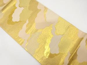 雲模様織り出し　袋帯